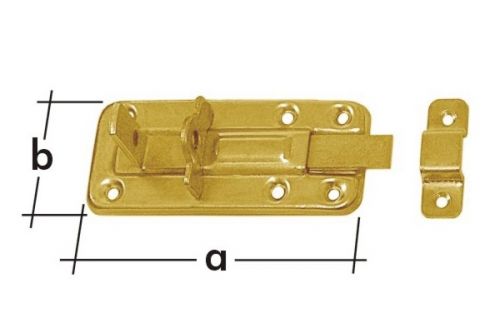 Zástrč lisovaná zamykací 120 x 45 mm