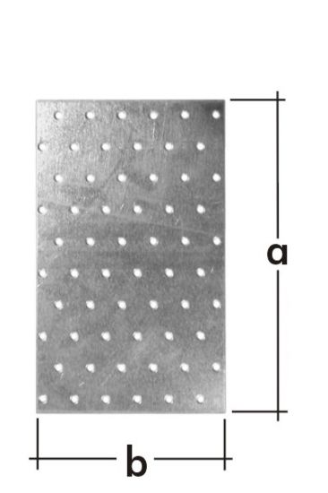 PP10 - destička perforovaná 240x80x2,0 mm