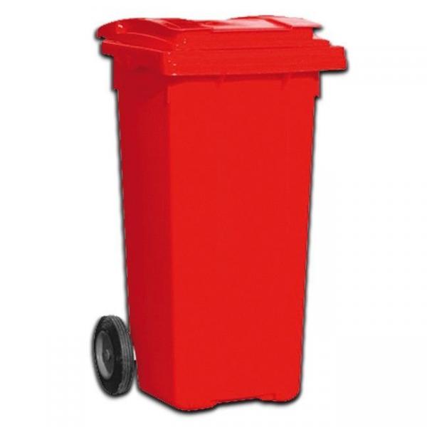 Popelnice GRAMPUS 120 L červená DTL120C