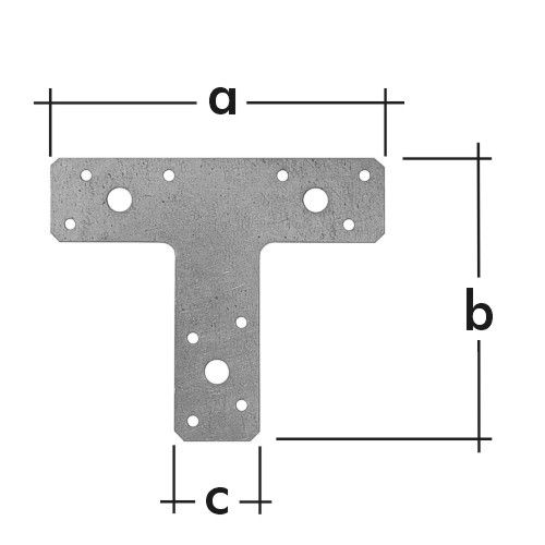 Spojka typu T 150 x 127 x 38 mm KT2