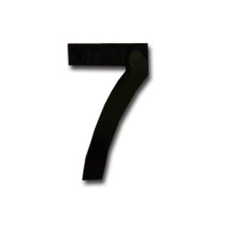 Číslice "7" fasádní NT6 152mm černá-mat