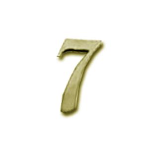 Číslice "7" fasádní NB 125mm Bronz